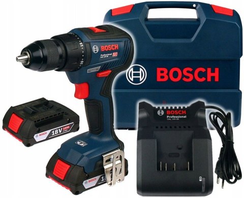 WIERTARKO-WKRĘTARKA AKUMULATOROWA GSR 18V-50 2*2.0AH L-CASE BOSCH WIERTARKO-WKRĘTARKA AKUMULATOROWA GSR 18V-50 2*2.0AH L-CASE BOSCH