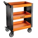 WÓZEK WARSZTATOWY NEO TOOLS | STALOWY, MOBILNY, 120 KG UDŹWIG