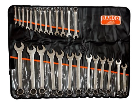 ZESTAW KLUCZY PŁASKO-OCZKOWYCH 6-32 26 CZ. BAHCO