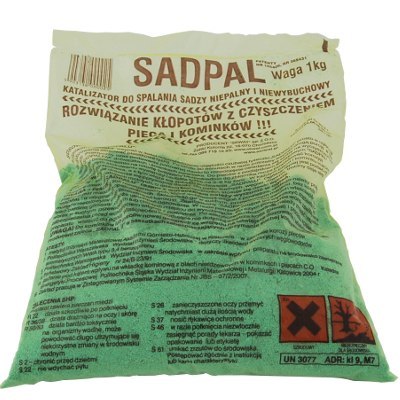 KATALIZATOR DO SPALANIA SADZY SADPAL 1KG KATALIZATOR DO SPALANIA SADZY SADPAL 1KG
