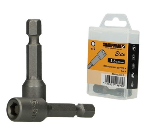 KOŃCÓWKA MAGNETYCZNA SZEŚCIOKĄTNA 8*50MM OP-2SZT KOŃCÓWKA MAGNETYCZNA SZEŚCIOKĄTNA 8*50MM OP-2SZT