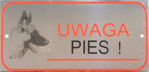 TABLICZKA OSTRZEGAWCZA NIERDZEWNA TABLICZKA OSTRZEGAWCZA NIERDZEWNA