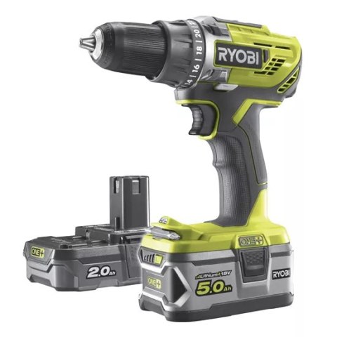 AKU.WIERTARKO-WKRĘTARKA R18DD3-252S 18V 1*5.0AH 1*2.0AH ONE+ RYOBI AKU.WIERTARKO-WKRĘTARKA R18DD3-252S 18V 1*5.0AH 1*2.0AH ONE+ RYOBI