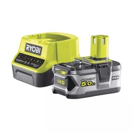 AKUMULATOR 5.0AH 18V + ŁADOWARKA ONE+ RC18120-150 RYOBI | WYDAJNOŚĆ | DŁUŻSZA PRACA