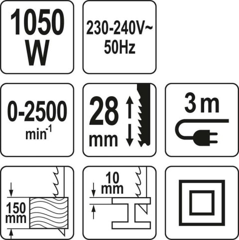 PIŁA SZABLASTA 1050W YATO PIŁA SZABLASTA 1050W YATO