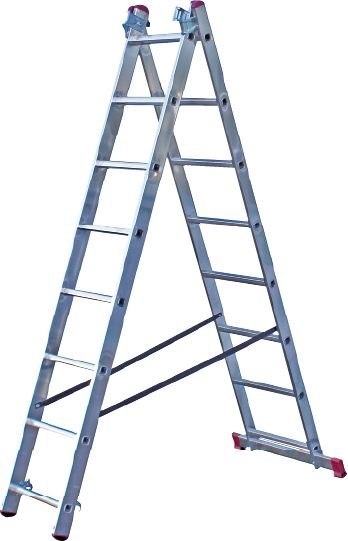 DRABINA ALUMINIOWA 3-ELEMENTOWA CORDA 3*8 SZCZEBLI KRAUSE DRABINA ALUMINIOWA 3-ELEMENTOWA CORDA 3*8 SZCZEBLI KRAUSE
