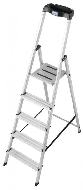 DRABINA ALUMINIOWA WOLNOSTOJĄCA SAFETY 5 SZCZEBLI KRAUSE
