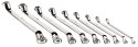 KLUCZE OCZKOWE ODGIĘTE 6-32MM, 12 SZTUK NEO