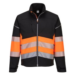 KURTKA OSTRZEGAWCZA SOFTSHELL PW375BKO ROZMIAR XXXL PORTWEST