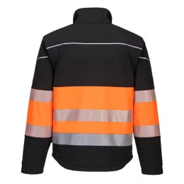 KURTKA OSTRZEGAWCZA SOFTSHELL PW375BKO ROZMIAR XXXL PORTWEST