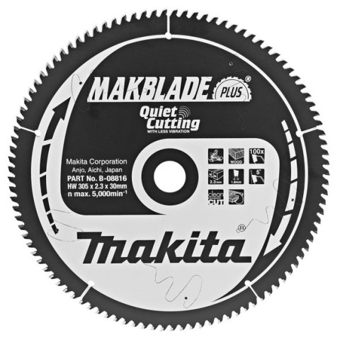 PIŁA SPIEKOWA DO DREWNA 305*30 100Z MAKITA PIŁA SPIEKOWA DO DREWNA 305*30 100Z MAKITA