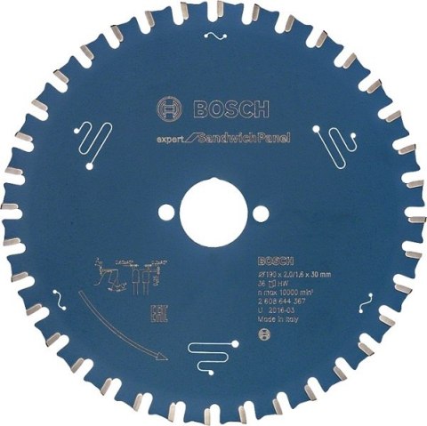 TARCZA PILARSKA EXPERT SH H 190*30-36 BOSCH TARCZA PILARSKA EXPERT SH H 190*30-36 BOSCH