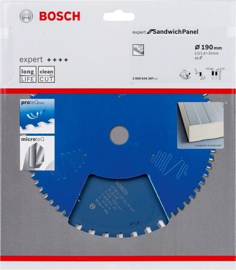 TARCZA PILARSKA EXPERT SH H 190*30-36 BOSCH TARCZA PILARSKA EXPERT SH H 190*30-36 BOSCH