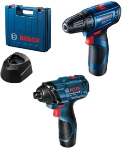 WIERTARKO-WKRĘTARKA AKUMULATOROWA GSR 120-LI 2*2.0*AH+GDR120 BOSCH