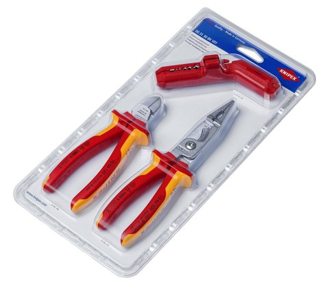 ZESTAW NARZĘDZI DO PRAC ELEKTROINSTALACYJNYCH 3SZT. KNIPEX ZESTAW NARZĘDZI DO PRAC ELEKTROINSTALACYJNYCH 3SZT. KNIPEX