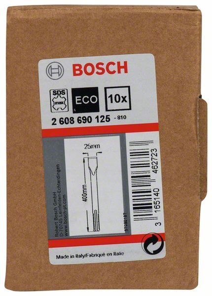 DŁUTO PŁASKIE SDS-MAX RTEC SHARP 25*400MM 10PCS BOSCH DŁUTO PŁASKIE SDS-MAX RTEC SHARP 25*400MM 10PCS BOSCH