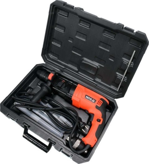 MŁOTOWIERTARKA 850W Z WYMIENNĄ GŁOWICĄ YATO MŁOTOWIERTARKA 850W Z WYMIENNĄ GŁOWICĄ YATO