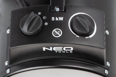 NEO TOOLS NAGRZEWNICA ELEKTRYCZNA 5kW | WARSZTAT, GARAŻ, HALA NEO TOOLS NAGRZEWNICA ELEKTRYCZNA 5kW | WARSZTAT, GARAŻ, HALA