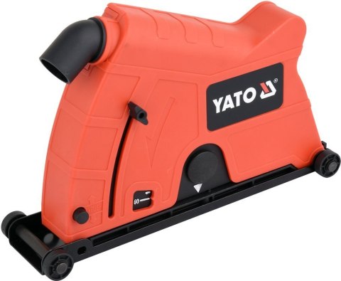 OSŁONA Z ODSYSANIEM PYŁU DO CIĘCIA SZLIFIERKĄ 230MM YATO OSŁONA Z ODSYSANIEM PYŁU DO CIĘCIA SZLIFIERKĄ 230MM YATO