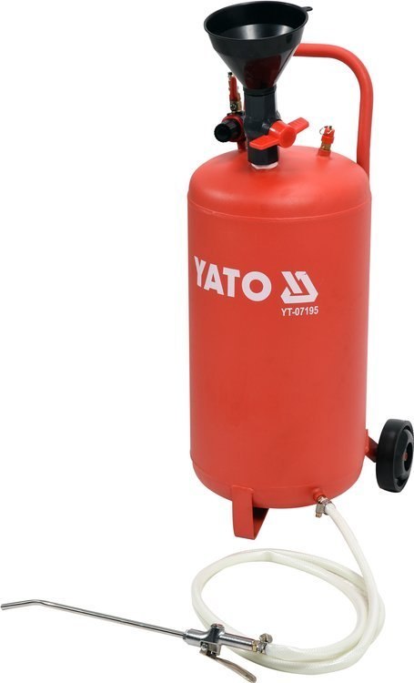 PNEUMATYCZNY NAPEŁNIACZ DO OLEJU 20L. YATO PNEUMATYCZNY NAPEŁNIACZ DO OLEJU 20L. YATO