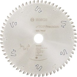 TARCZA PILARSKA TOP PRECISION BS WO B 254*30*2.3MM 60T BOSCH
