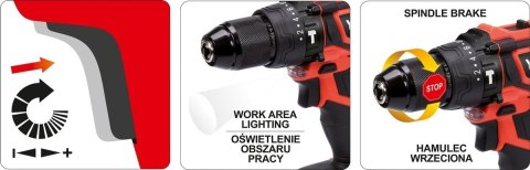 WKRĘTARKA BEZSZCZOTKOWA 18V Z UDAREM YATO WKRĘTARKA BEZSZCZOTKOWA 18V Z UDAREM YATO