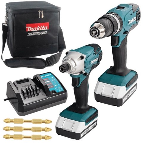 ZESTAW COMBO LI-ION 18V HP457D+TD127D MAKITA ZESTAW COMBO LI-ION 18V HP457D+TD127D MAKITA