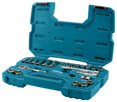 ZESTAW KLUCZY NASADOWYCH 3/8'' 23SZT. MAKITA ZESTAW KLUCZY NASADOWYCH 3/8'' 23SZT. MAKITA
