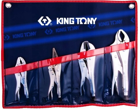 ZESTAW SZCZYPIEC ZACISKOWYCH MORSE'A, 4SZT. ETUI KING TONY ZESTAW SZCZYPIEC ZACISKOWYCH MORSE'A, 4SZT. ETUI KING TONY