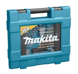 ZESTAW WIERTEŁ I BITÓW 104SZT. MAKITA