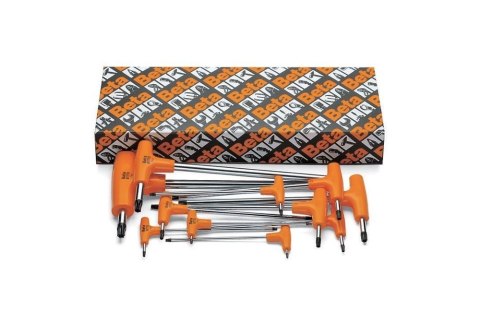 KOMPLET KLUCZY TRZPIENIOWO-KĄTOWYCH TORX 6SZT.10-40MM BETA KOMPLET KLUCZY TRZPIENIOWO-KĄTOWYCH TORX 6SZT.10-40MM BETA