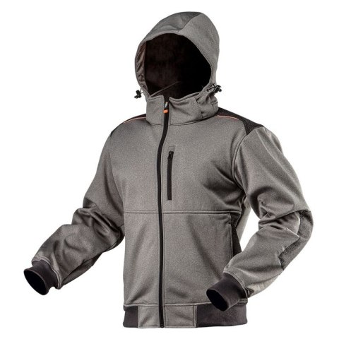 KURTKA SOFTSHELL Z KAPTUREM ODPINANYM, ROZMIAR L NEO KURTKA SOFTSHELL Z KAPTUREM ODPINANYM, ROZMIAR L NEO