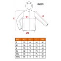 KURTKA SOFTSHELL Z KAPTUREM ODPINANYM, ROZMIAR L NEO