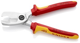 NOŻYCE DO KABLI IZOLOWANE PODWÓJNE OSTRZE 200MM KNIPEX