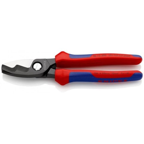 NOŻYCE DO KABLI PODWÓJNE OSTRZE 200MM KNIPEX NOŻYCE DO KABLI PODWÓJNE OSTRZE 200MM KNIPEX