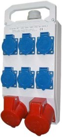 ROZDZIELNICA 32A 3P+N+Z 400V,16A 3P+N+Z 400V,6*16A 2P+Z 250V ELEKTRO-PLAST