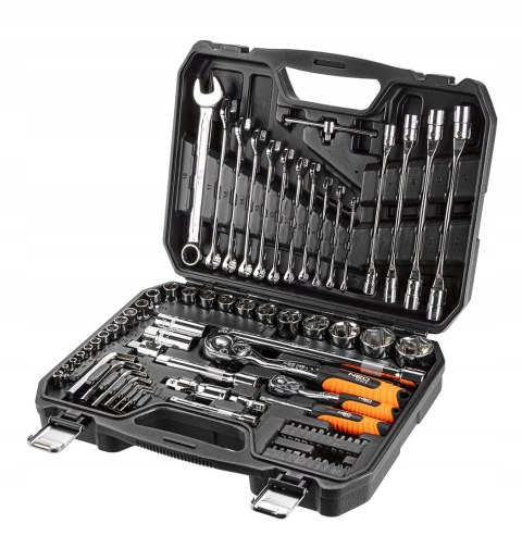 ZESTAW KLUCZY NASADOWYCH 1/4'',1/2'' 77 CZĘŚCI CRV NEO ZESTAW KLUCZY NASADOWYCH 1/4'',1/2'' 77 CZĘŚCI CRV NEO