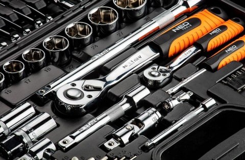 ZESTAW KLUCZY NASADOWYCH 1/4'',1/2'' 77 CZĘŚCI CRV NEO ZESTAW KLUCZY NASADOWYCH 1/4'',1/2'' 77 CZĘŚCI CRV NEO