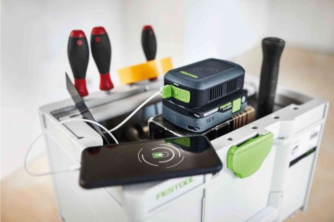 ŁADOWARKA FESTOOL PHONE CHARGER PHC 18 - ZASILANIE 3 SMARTFONÓW, INDUKCYJNE I USB ŁADOWARKA FESTOOL PHONE CHARGER PHC 18 - ZASILANIE 3 SMARTFONÓW, INDUKCYJNE I USB