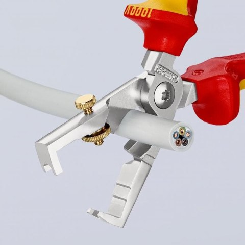 SZCZYPCE DO ZDEJMOWANIA IZOLACJI Z NOŻYCAMI DO KABLI 180MM KNIPEX SZCZYPCE DO ZDEJMOWANIA IZOLACJI Z NOŻYCAMI DO KABLI 180MM KNIPEX