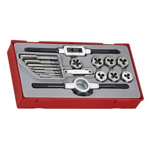 ZESTAW GWINTOWNIKÓW I NARZYNEK, 17 ELEMENTÓW TENG TOOLS ZESTAW GWINTOWNIKÓW I NARZYNEK, 17 ELEMENTÓW TENG TOOLS