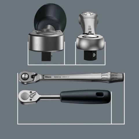 ZESTAW KLUCZY NASADOWYCH 1/4'''ZYLKOP, 28 CZ. WERA ZESTAW KLUCZY NASADOWYCH 1/4'''ZYLKOP, 28 CZ. WERA
