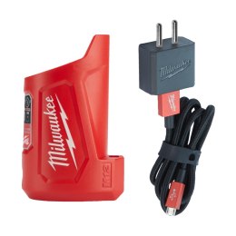ŁADOWARKA SAMOCHODOWA M12TC USB MILWAUKEE - KOMPAKTOWA ŁADOWARKA DO AKUMULATORÓW M12™ I URZĄDZEŃ ELEKTRONICZNYCH