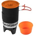 KUCHENKA TURYSTYCZNA 3W1 NEO TOOLS | GARNEK + PALNIK + TALERZ | 2,2 kW | PIEZO