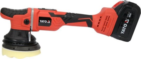 POLERKA ORBITALNA 125MM 18V, 4.0AH + ŁADOWARKA YATO POLERKA ORBITALNA 125MM 18V, 4.0AH + ŁADOWARKA YATO