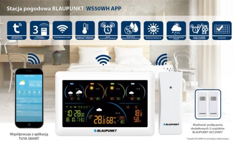 STACJA POGODOWA WS50WH APP BLAUPUNKT STACJA POGODOWA WS50WH APP BLAUPUNKT