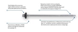WKRĘT DO PŁYT WARSTWOWYCH Z EPDM 7,0/6.3*173MM UN
