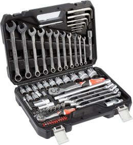 ZESTAW NARZĘDZIOWY 1/2'' 1/4'' 77 CZĘŚCI L YATO
