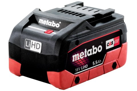 AKUMULATOR METABO LIHD 18V 5.5Ah | MOCNY | AIR COOLED | CAS AKUMULATOR METABO LIHD 18V 5.5Ah | MOCNY | AIR COOLED | CAS