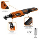 GRZECHOTKA AKUM. ENERGY+ 18V, LI-LON, 3/8"', BEZ AKUM. + ADAPTER NEO